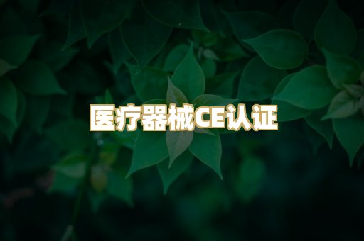 医疗器械CE认证